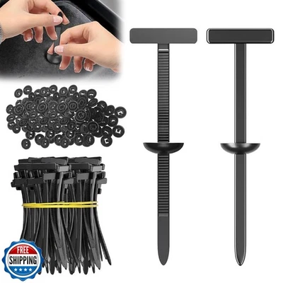Eptchn FixBind Snap-Fit Nylon Fastening Clip for Car Repairs, Nylon Cable Tie