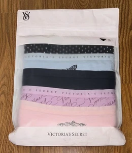 Victoria's Secret 5er-Pack Bikinihöschen Stretch-Baumwolle mehrfarbig Xlarge NEU XL - Bild 1 von 5
