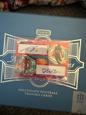 LUKE MUSGRAVE /DONTAYVION WICKS 2023 LEAF VIVID COLORFUL COMBOS AUTO RC /8