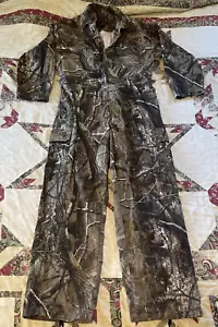 Redhead Silent-Hide Men’s M Medium Mossy Oak Camouflage Camo Coveralls - Picture 1 of 13