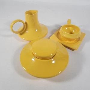 RARE MCM Espresso cup, saucer, sugar, creamer ZANOLLI & SEBELLIN NOVE -(VICENZA) - Picture 1 of 15