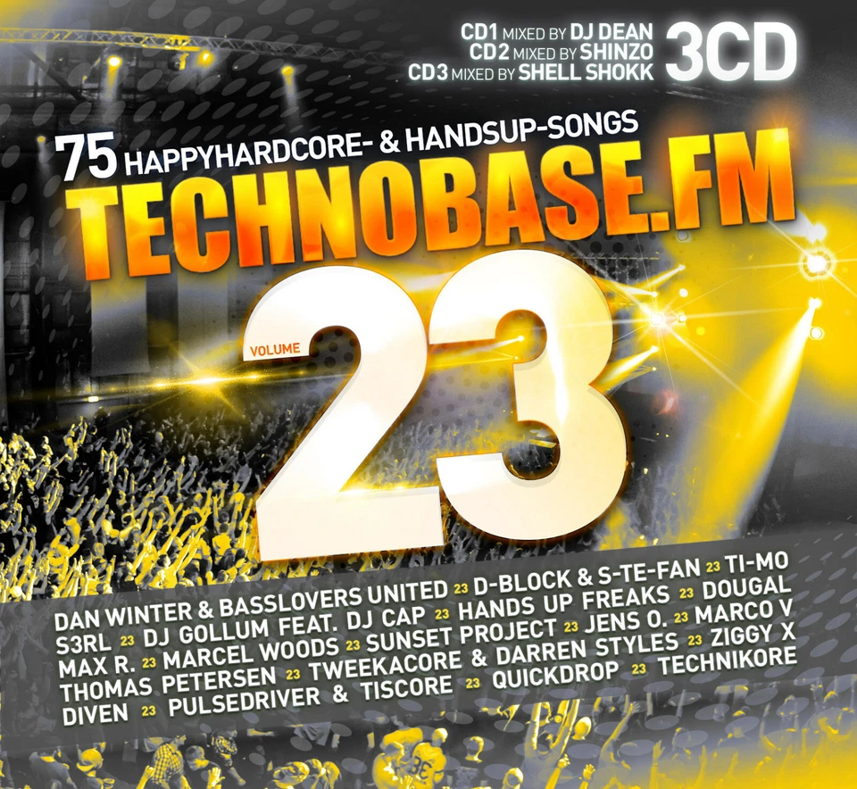 CD TechnoBase.FM Vol.23 von Various Artists 3CDs - Bild 1 von 1
