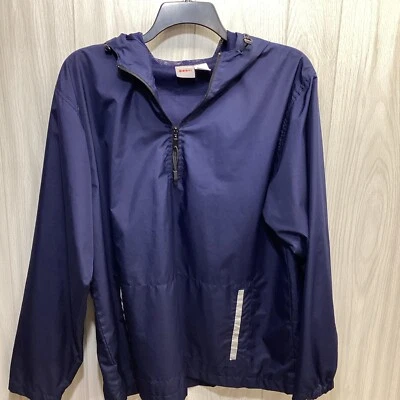 Chaqueta cortavientos con capucha 1/4 cremallera PROSPIRIT para hombre (talla L) manga larga Foto 1 de 3