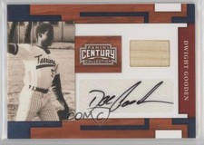 2010 Panini Century Collection Materials Bats Signatures /99 Dwight Gooden Auto