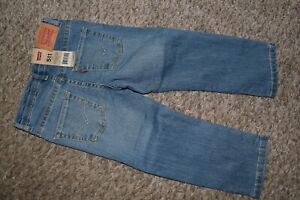 9R NWT 4T LEVI'S 511 Slim Stretch Denim Blue Jeans w/Adjustable Waist