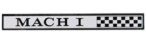 New! 1969 - 1970 Ford MUSTANG MACH 1 DASH EMBLEM - Decal E-43 C9ZZ-6304460-AI - Picture 1 of 2