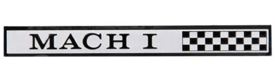 ¡Nuevo! Ford Mustang Mach 1969-1970 1 emblema de tablero - calcomanía E-43 C9ZZ-6304460-AI Foto 1 de 2