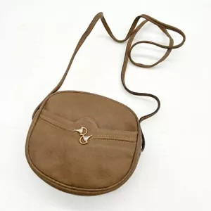 GUCCI Shoulder Bag Pochette Leather Brown Vintage - Picture 1 of 10