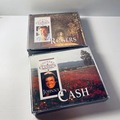 Johnny Cash Kenny Rogers Readers Digest Country Classics 3-CD Fatbox x2 SEALED - Image 1 of 4