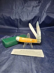 Moore Maker Matador, Texas 5202 U TX Texas Trapper Knife Yellow Bone 2019 NIB - Picture 1 of 10