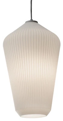 AFX Lighting One Light Pendant in White item LOLP11WH - Image 1 of 2