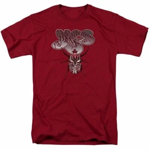 Yes Beetle T Shirt Mens Licensed Rock Band Tee Cardinal - Bild 1 von 2