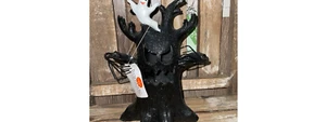 Transpac Halloween Light Up Spooky Tree - Picture 1 of 13