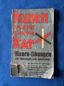 Buch 143 Seiten RUNEN Raunen Übungen 1934 Marby Verlag Waiblingen Stuttgart - Bild 1 von 7