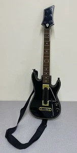 Activision Guitar Hero Power Wireless Guitar Black Gold with Strap 654 - Picture 1 of 6