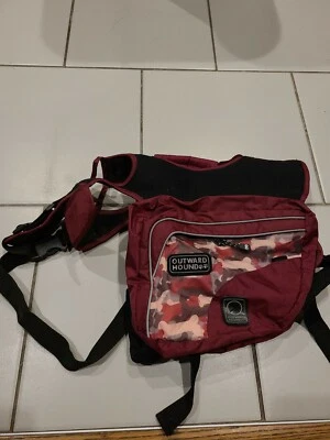 Large Outward Hound Red Camo Vest - Chest 36", 55-85 lbs - Image 1 of 2