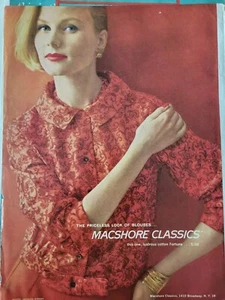 1958 womens Macshore Classics red cotton Fortuna blouse vintage fashion ad - Picture 1 of 1