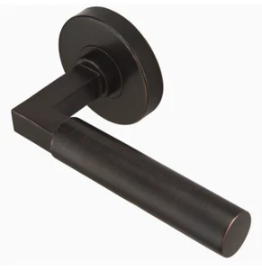 INOX Rosetta Chiusura Tubolare Privacy Set con Leva Aurora Schienale 2-3/4 Pollici - Foto 1 di 3