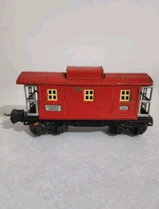 Vintage Lionel Prewar 2657 Red Caboose Train Model  - Picture 1 of 7