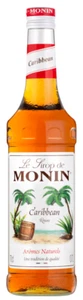 (12,78€/l) Le Sirop de Monin Carribean Rum Sirup 1:8 0,7 l Flasche - Bild 1 von 1