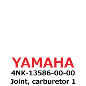 【NEW】Yamaha Genuine 1997 XVZ1300 Joint, carburetor 1 4NK-13586-00-00 - Picture 1 of 1