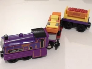 Rare Thomas & friends Wooden Railway Culdee And The Apple Orchard Cars Complete - Picture 1 of 24