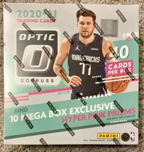 2020-21 Panini Donruss Optic NBA Basketball Mega Box Pink Prizms NEW - Picture 1 of 2