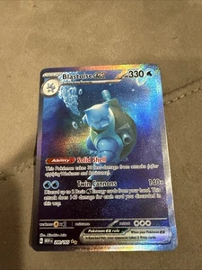Blastoise ex 200/165 Sv: Scarlet & Violet 151 Holo Special Illustration Rare - Bild 1 von 2