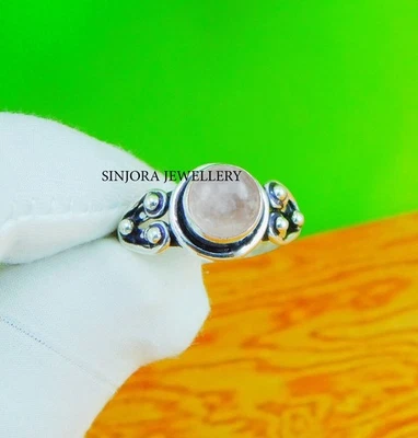 Anello regalo fatto a mano in argento sterling 925 con pietra preziosa... - Immagine 1 di 4