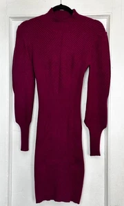 Lulus Pullover / Pulli Kleid XS Burgund - Bild 1 von 12
