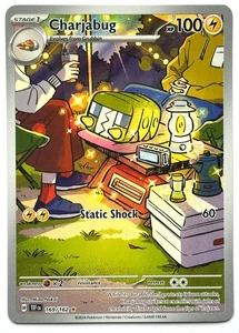 Charjabug 169/162 - Juego de cartas coleccionables Pokémon - Ilustración de fuerzas temporales Holo raro - Imagen 1 de 2
