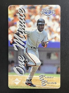 Barry Bonds 1994-95 Classic Assets Telefonkarte One Minute San Francisco Giants - Bild 1 von 2