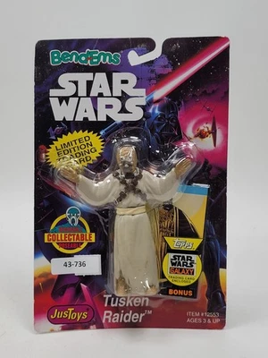 Vintage STAR WARS Tusken Raider JUSTOYS  Bend-Ems Action Figure - Image 1 of 4