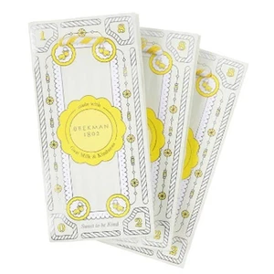 Beekman 1802 Latte di Capra Set di Sacchetti Regalo 3 Pezzi, Dettaglio Giallo e Argento - Foto 1 di 2