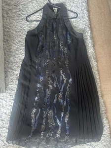 Coast black sequined nadalia cocktail party dress size 10 Bnwt new - Picture 1 of 8