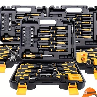 43pcs Magnetic Screwdriver Set Magnetic Drill Bit Holder Home Repair Kit for DIY - image 1 of 4