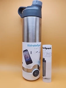 Hidrate Spark Rubinetto Smart Acciaio Inox Rubinetto Bottiglia Acqua a Traccia 20 oz Grigio - Foto 1 di 6