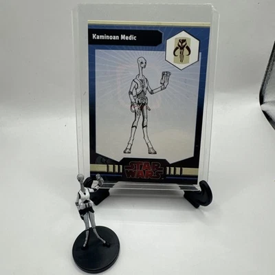 Star Wars Miniatures WOTC Kaminoan Medic #31 con tarjeta Foto 1 de 2