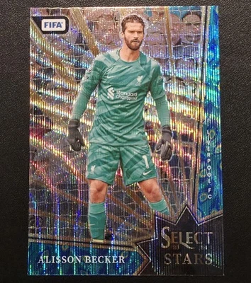 2023-24 Panini Select Alisson Becker Select Stars Peacock SP SSP, Liverpool - Image 1 of 3