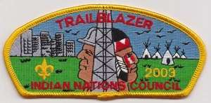 CSP - INDIAN NATIONS COUNCIL - SA-25 - TRAILBLAZER - 2003 - BV $10-$15 - Bild 1 von 1
