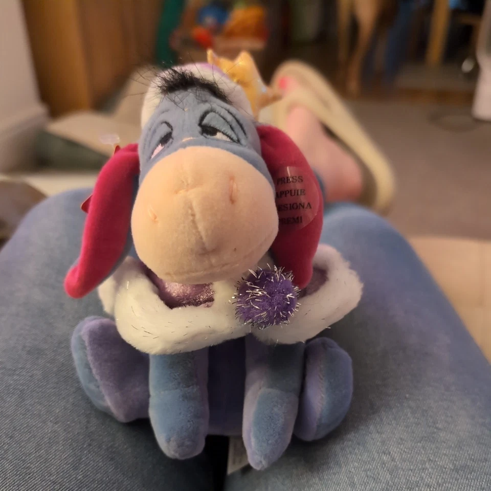 Vintage The Disney store Beanie - Tinsel Eeyore - Christmas - Image 1 of 1