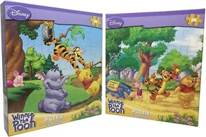 Set of 2 Winnie The Pooh Puzzle 10 x 9 inches - 24 Pieces - Picture 1 of 3