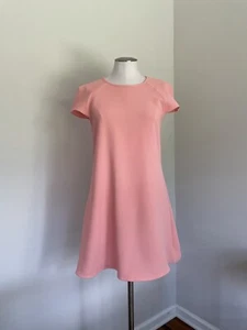 River Island Light Pink Mesh Shift Dress Size 6 - Picture 1 of 5