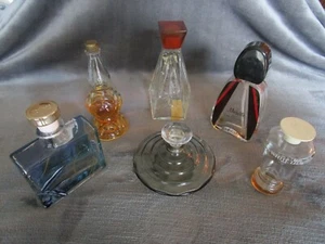 Konvolut/6 Vintage/Antike Parfum Flakons, Ägyptisch, Kunstglas, Schilf Diffusor - Bild 1 von 12