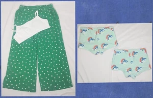 4 Pc Lot HANNA ANDERSSON Girls Sz 12/150cm Swim Bottoms x 2, Palazzo Pants & Bra - Picture 1 of 12