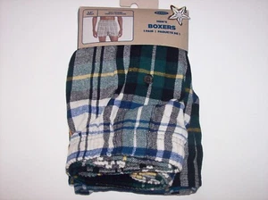 Antiguo Pijama Boxer Shorts Azul Marino Para Hombre Reloj Verde Nuevo - Imagen 1 de 2