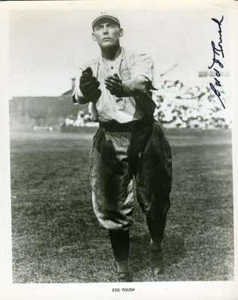 Edd Roush Psa Dna Coa Autographed 8x10 Photo Hand Signed Authentic - Picture 1 of 2