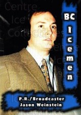 2001-02 BC Icemen #29 Jason Weinstein