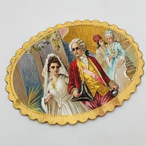 "La Boda Caja de Puros Etiqueta Tabaco Boda Repujado Artesanía Romance Litografía De Colección 3""" - Imagen 1 de 12