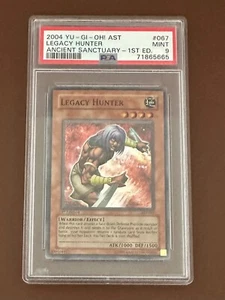 Yugioh 2004 Legacy Hunter AST-067 1st Ed Super Rare Ancient Sanctuary PSA 9 Mint - Picture 1 of 14